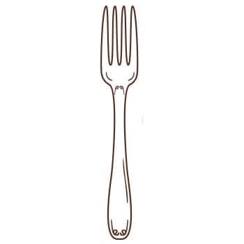 A fork, 'tenedor' in Spanish