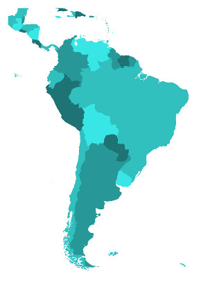 Political Map Of South America