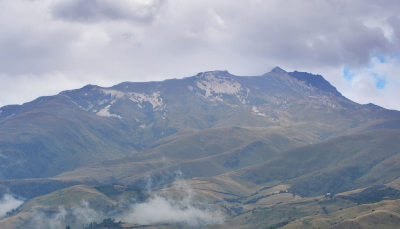 The Andes mountain range