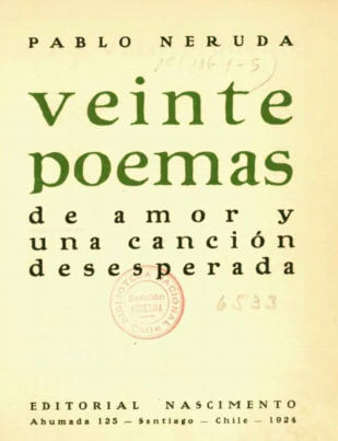 Twenty Love Poems and a Song of Despair by Pablo Neruda